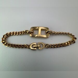 Christian Dior CD Logo Chain Bracelet